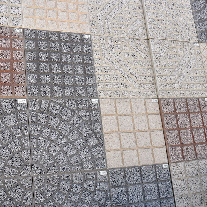 Mosaico relevo polido